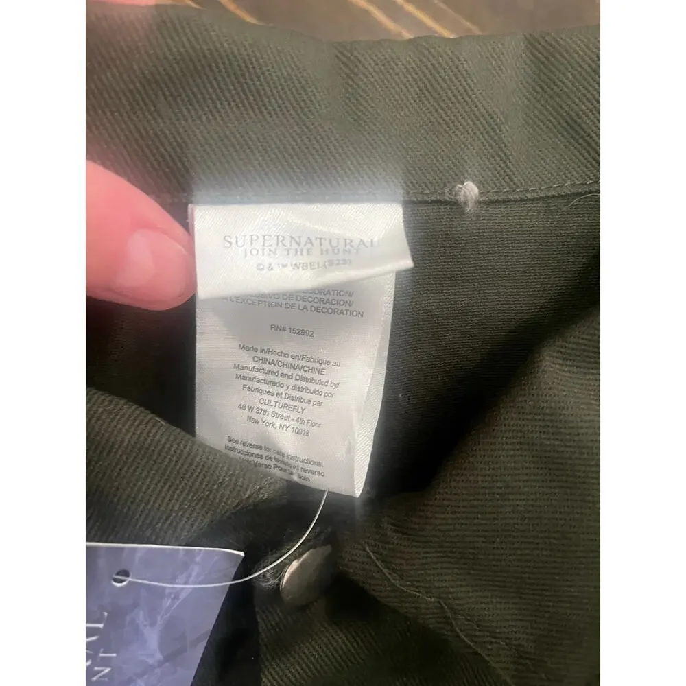 Supernatural Join The Hunt Jacket Men 3XL Military Green Grunge Winchesters Tv